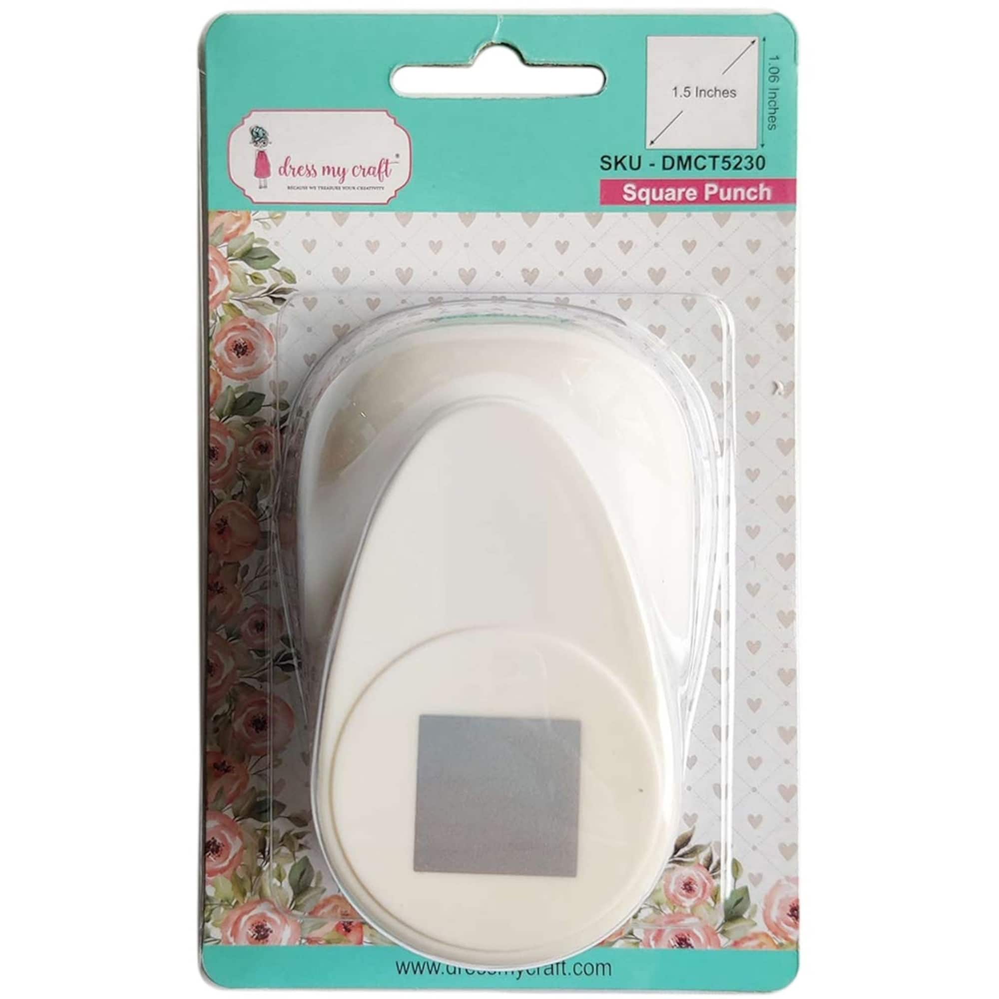 Dress My Craft® 1.5" Square Designer Punch